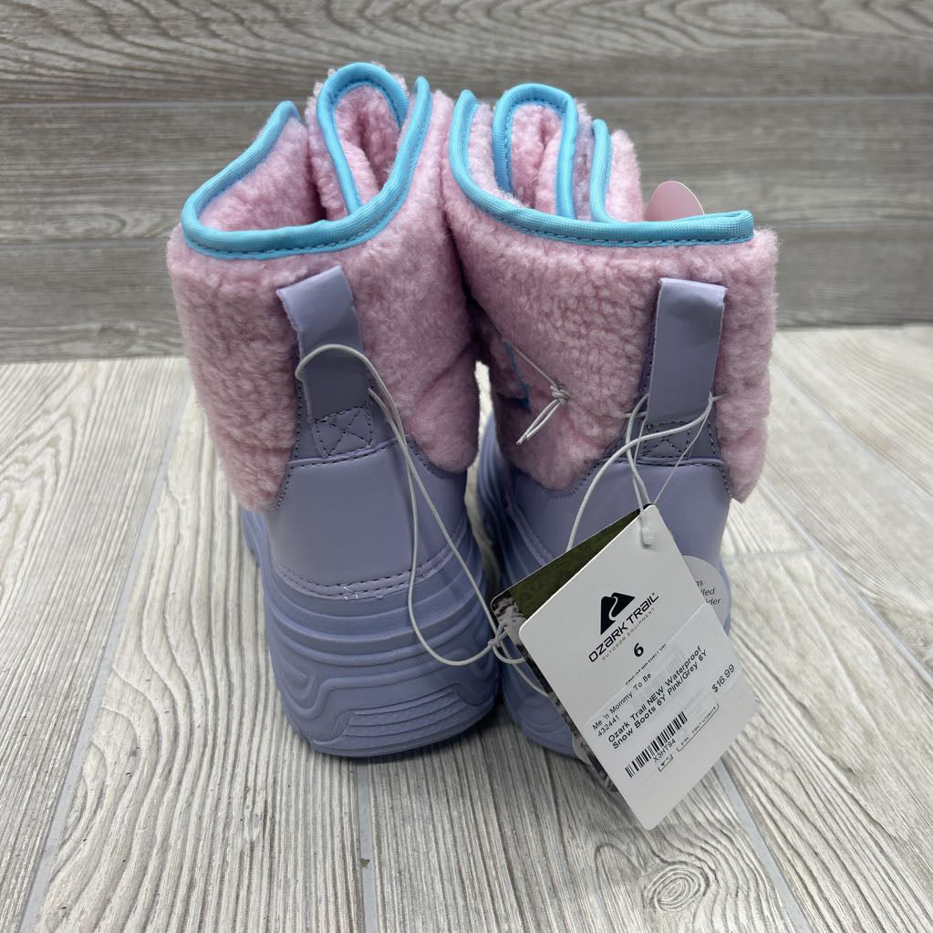 NEW Waterproof Snow Boots 6Y