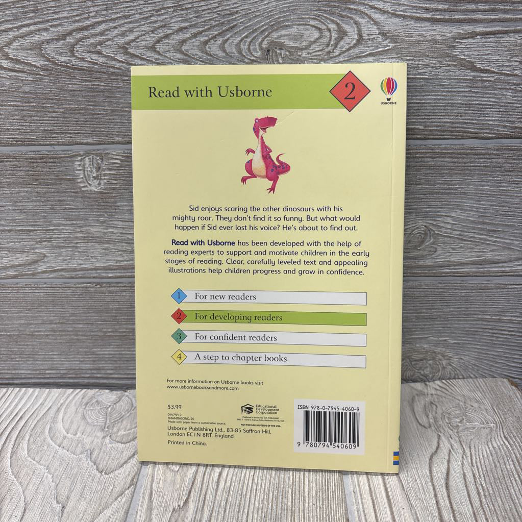 Read With Usborne The Dinosaur Who Lost His Roar Paperback Book