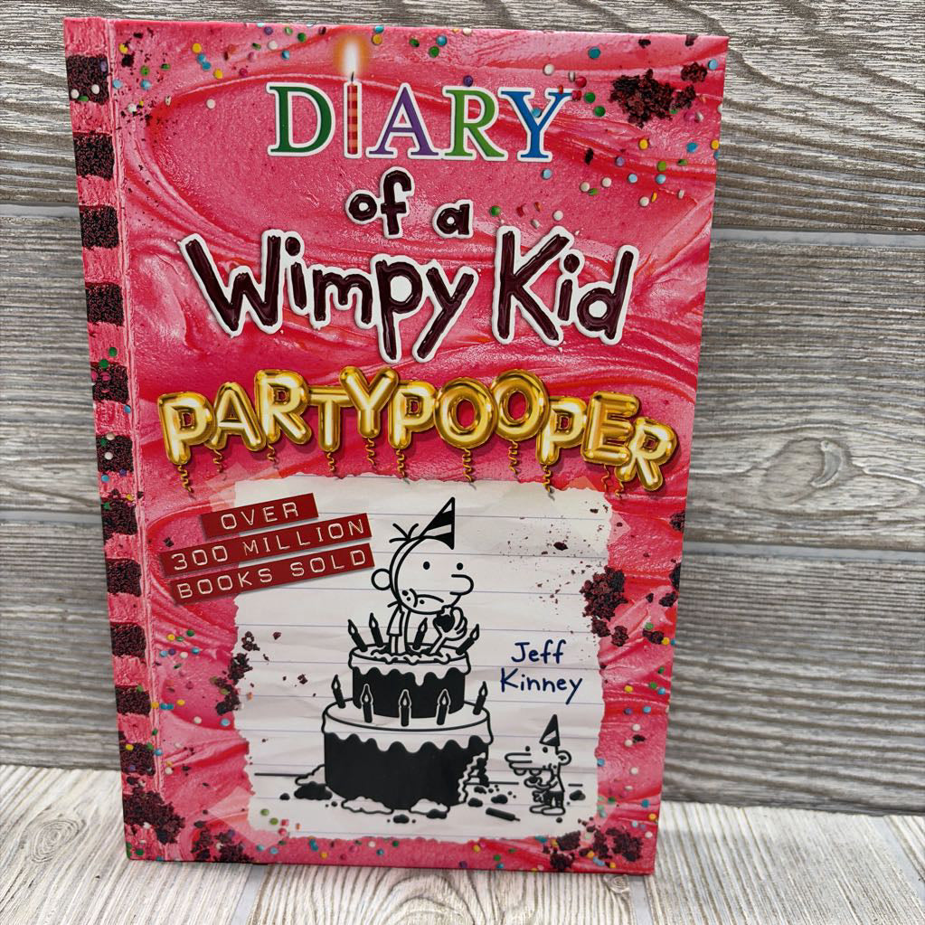 Diary Of A Wimpy Kid Party Pooper Hardcover Book