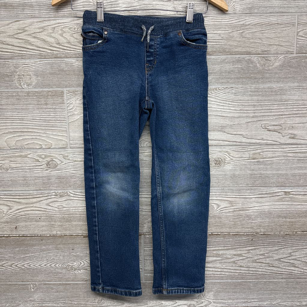 Pull On Drawstring Jeans 6-7