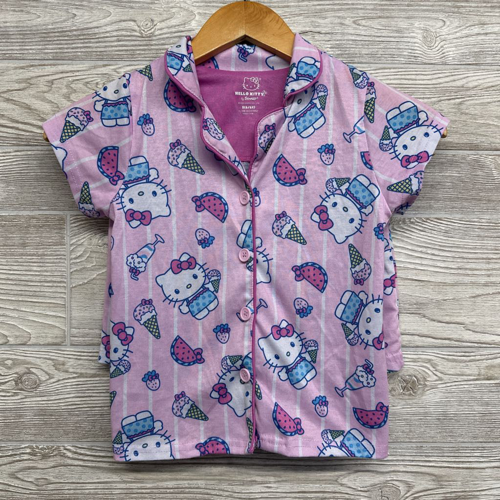 2 Pc Pj Button Up SS Shirt & Shorts 6-6x