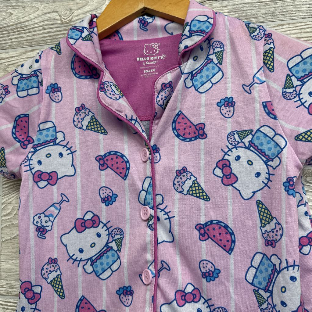 2 Pc Pj Button Up SS Shirt & Shorts 6-6x