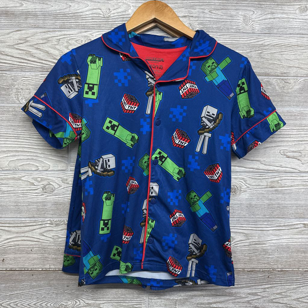2 Pc Pj Button Up SS Shirt & Shorts 10-12