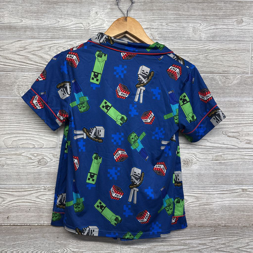 2 Pc Pj Button Up SS Shirt & Shorts 10-12