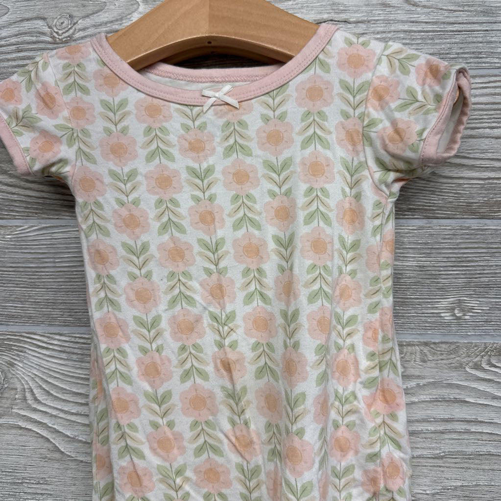 2 Pc Bamboo Pj Flowers 12M