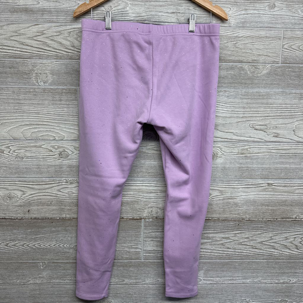 Fleece Lined Glitter Leggings 14-16