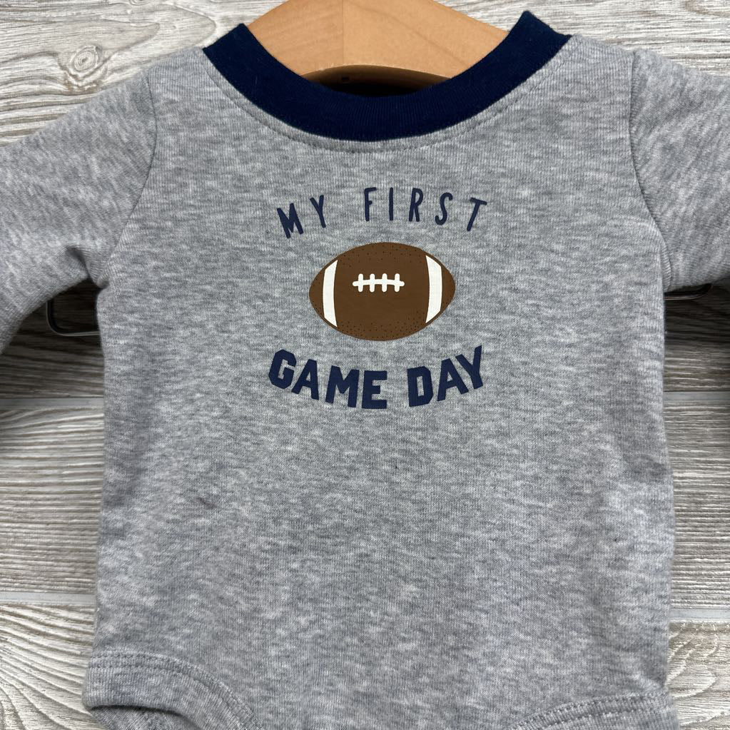 Bodysuit My First Game Day & Sweatpants Football Back NB