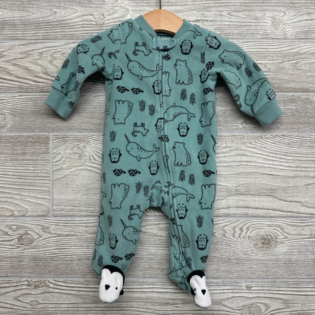 Blanket Sleeper Bear, Narwhals & Penguins 0-3m
