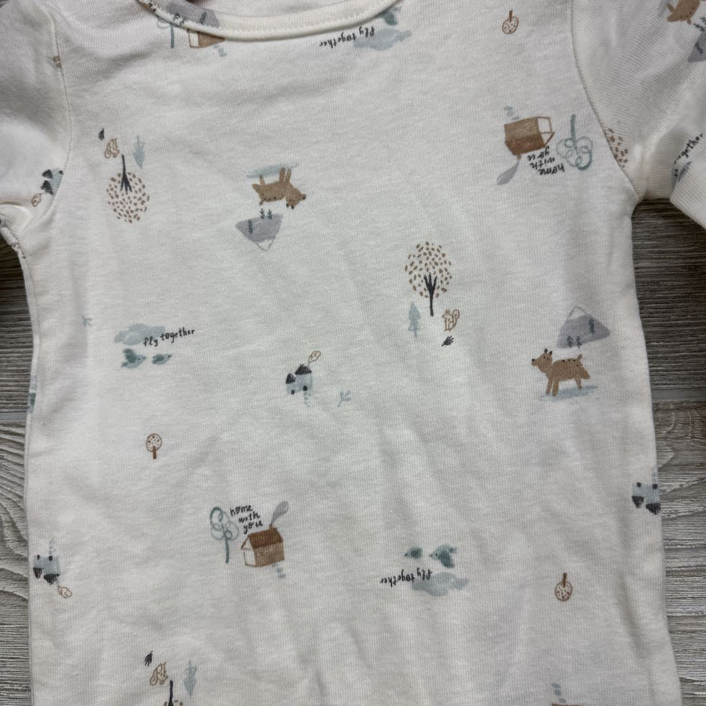 NEW Velour Jumper & LS Bodysuit Bear, Tree 24M