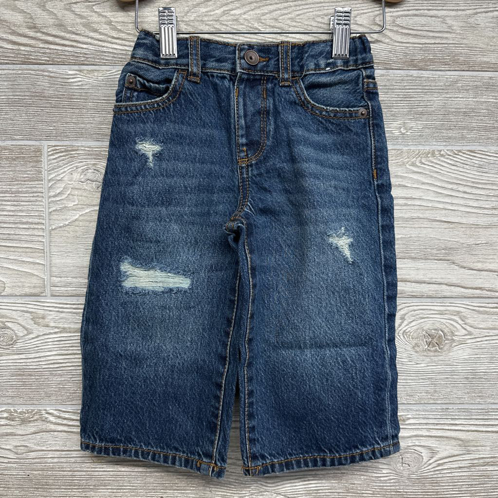 Baggy Denim Jeans Ripped 12-18M