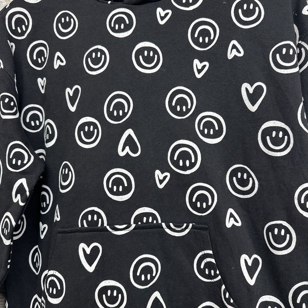 Hooded Sweatshirt Smiley Faces 18