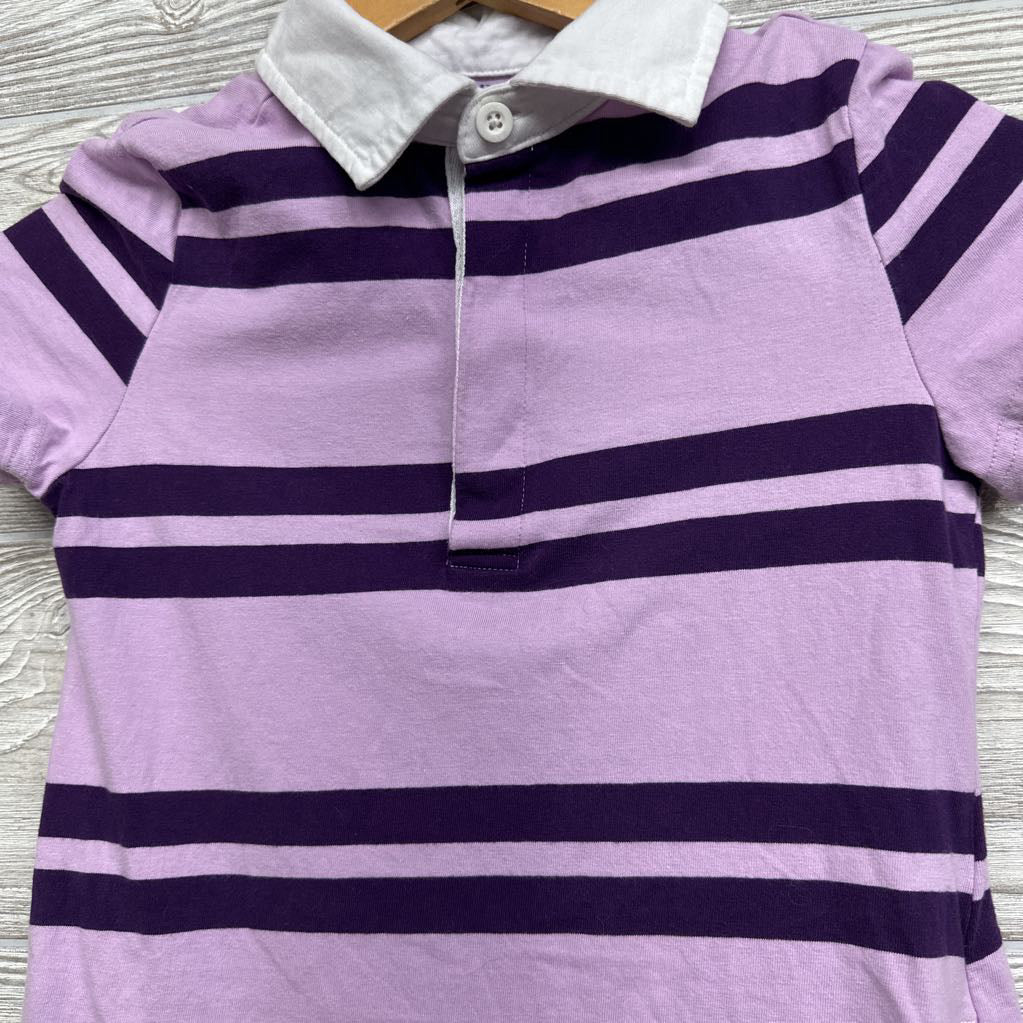 Rugby Polo Dress Stripes 7-8
