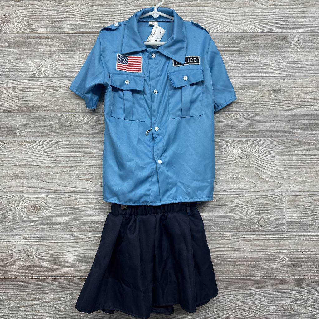 Police Costume- Shirt & Skirt