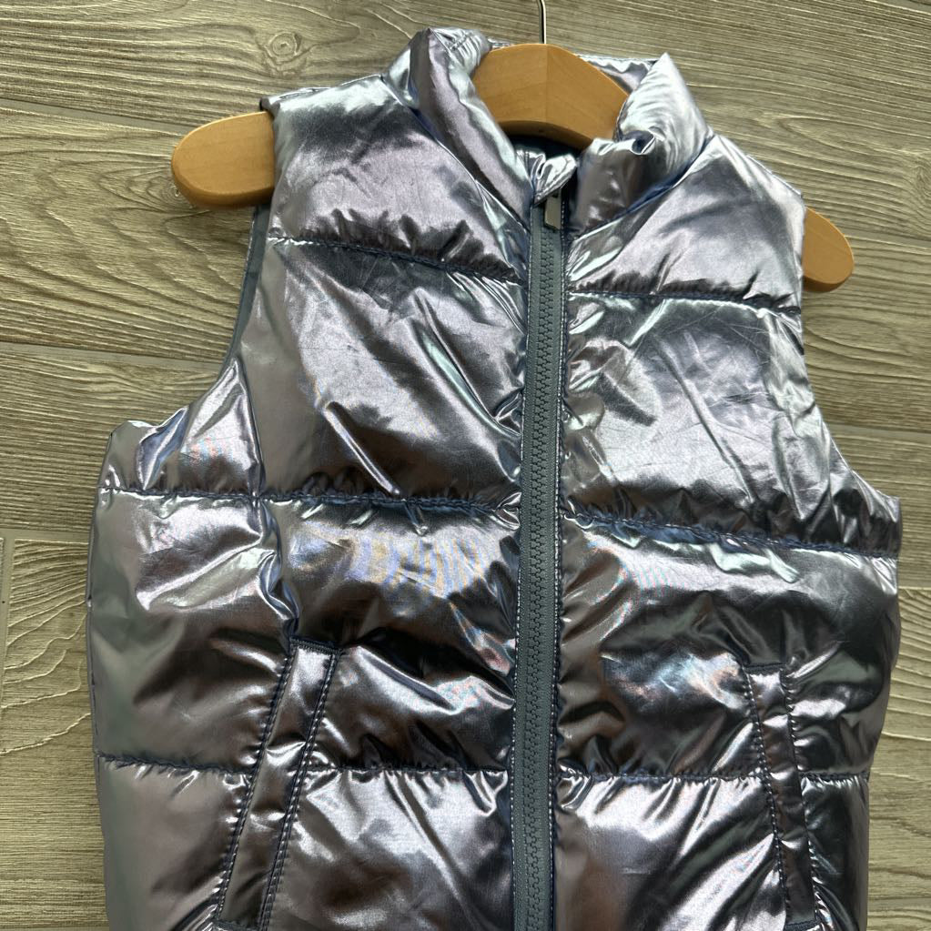 Metallic Puffer Vest 3t