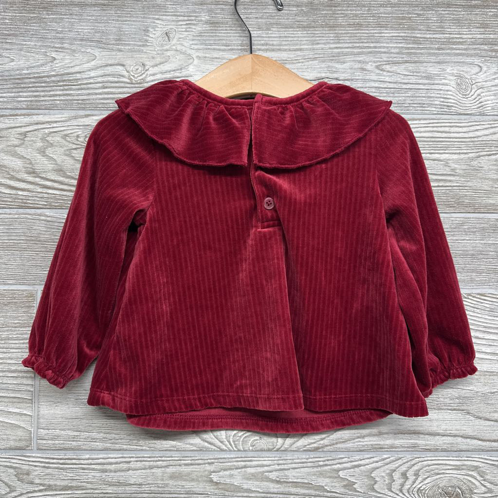 Velour Ribbed Shirt 18M