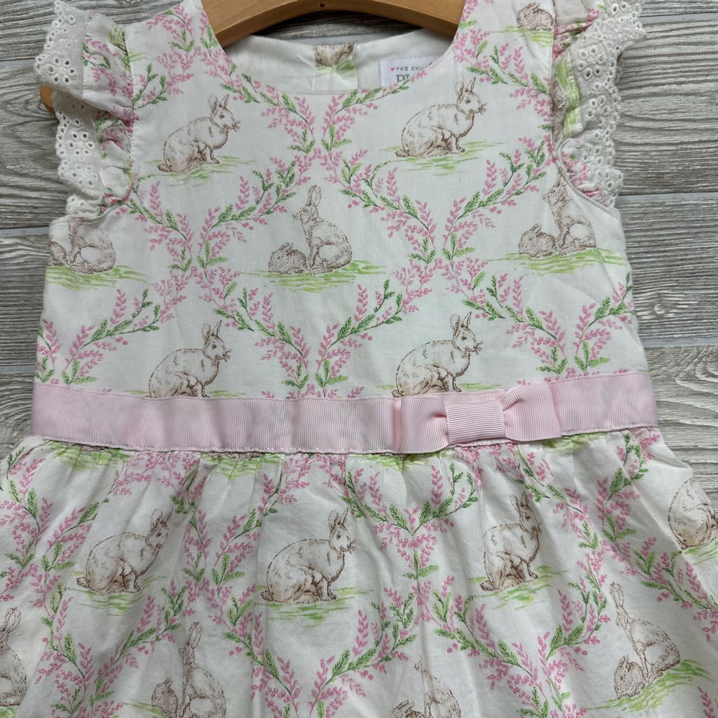 Dress Rabbits Eyelet Flutter Sleeves 4t