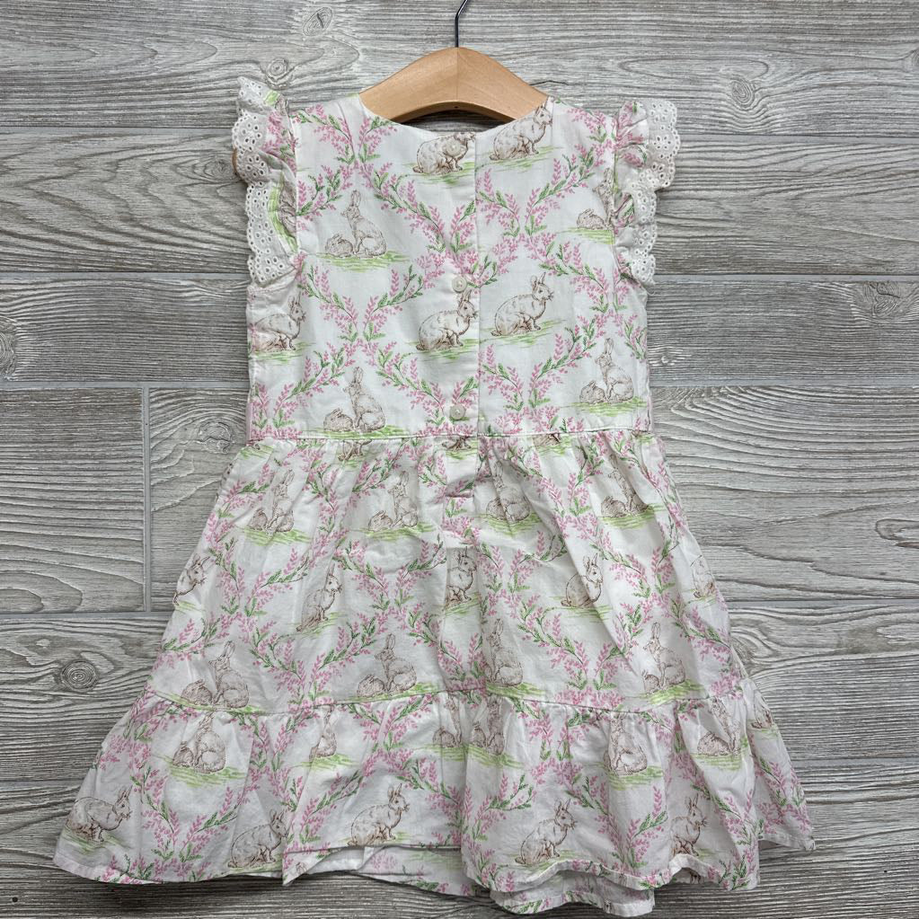 Dress Rabbits Eyelet Flutter Sleeves 4t
