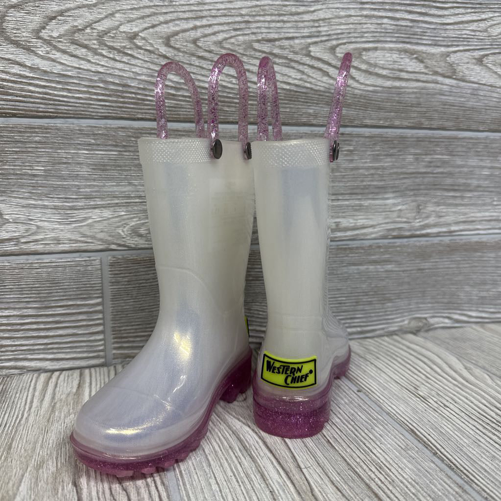 Light Up Rain Boots 5c