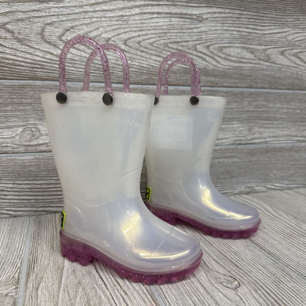 Light Up Rain Boots 5c