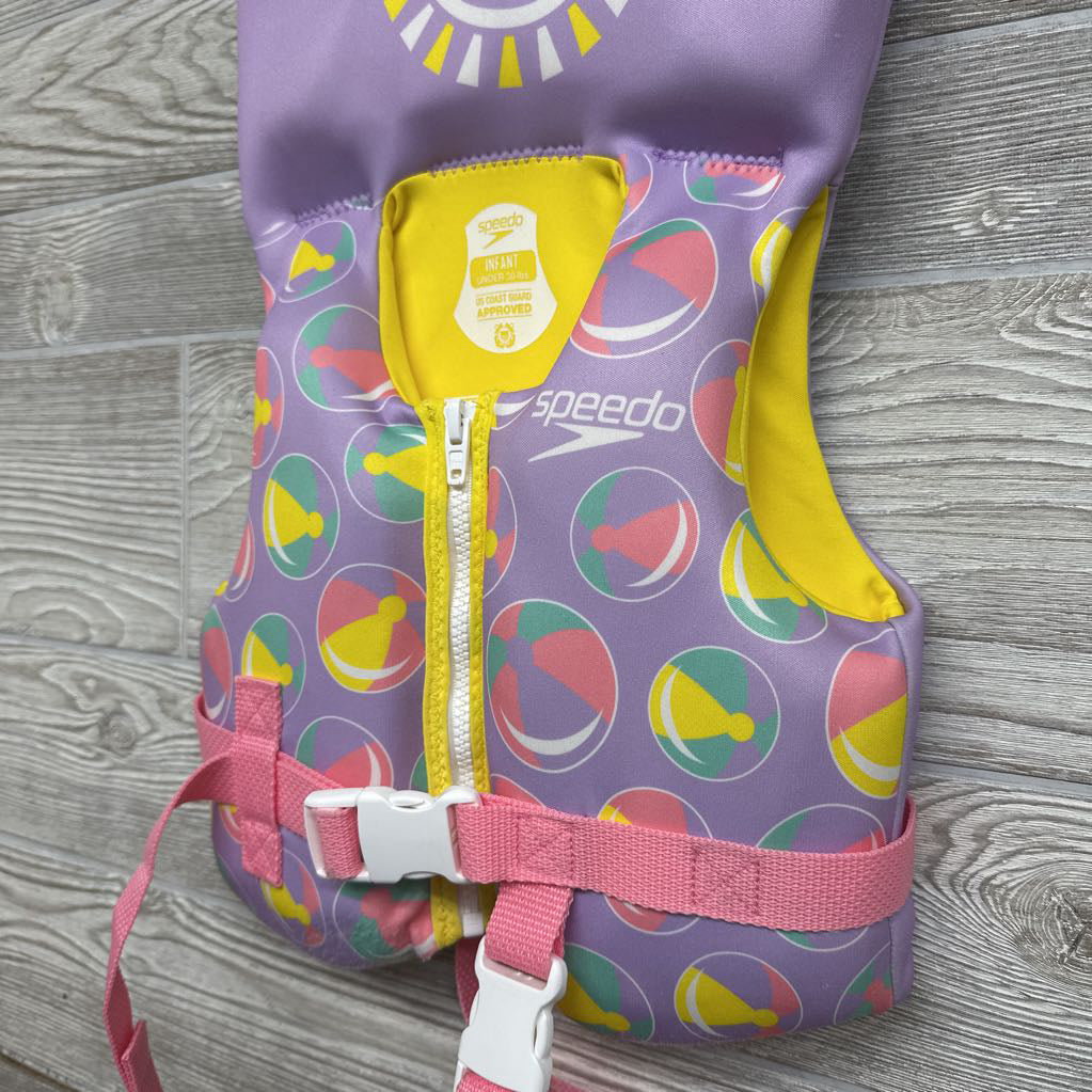 Infant Swim Vest Beach Balls <30lbs