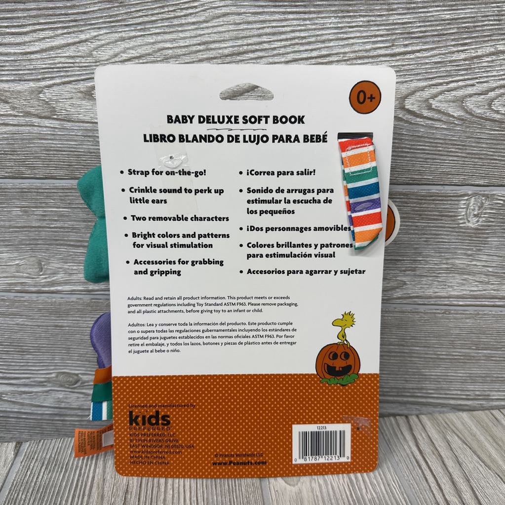 NEW Peanuts Halloween Crinkle Book
