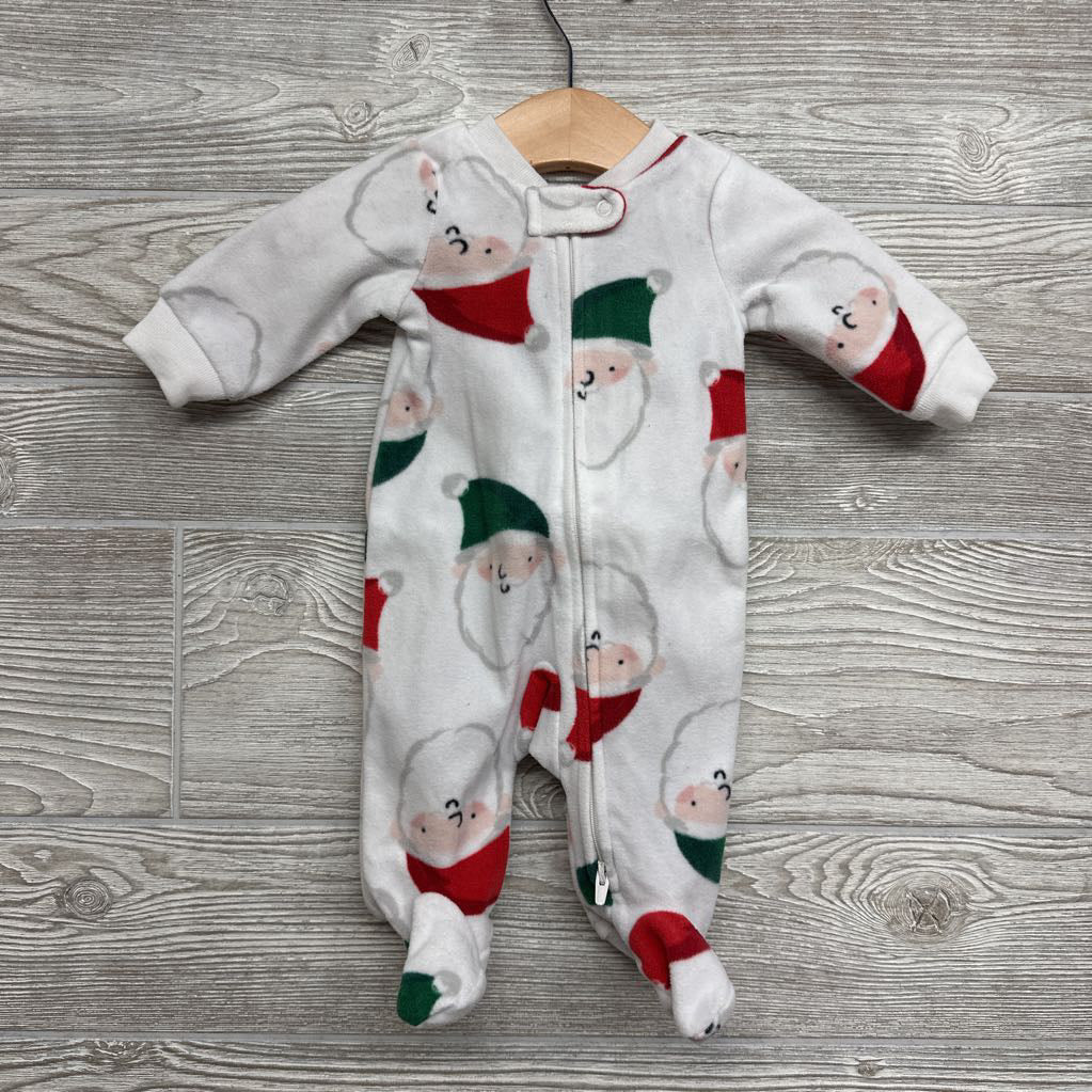 Blanket Sleeper Santas NB