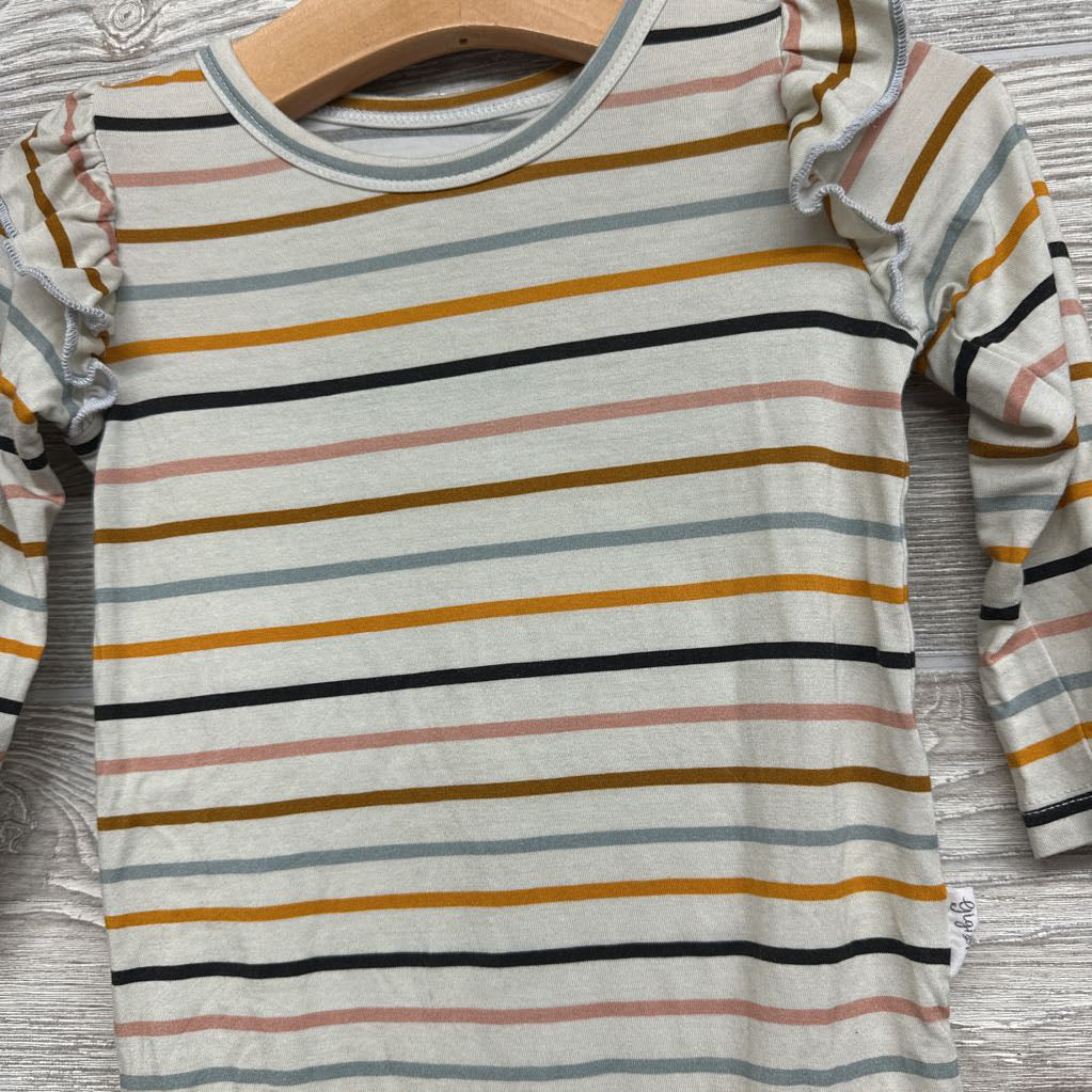 Bamboo LS Bodysuit Stripes 12-18M