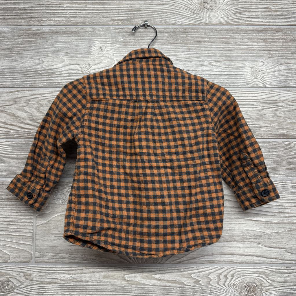 Gingham Button Up Shirt 12M