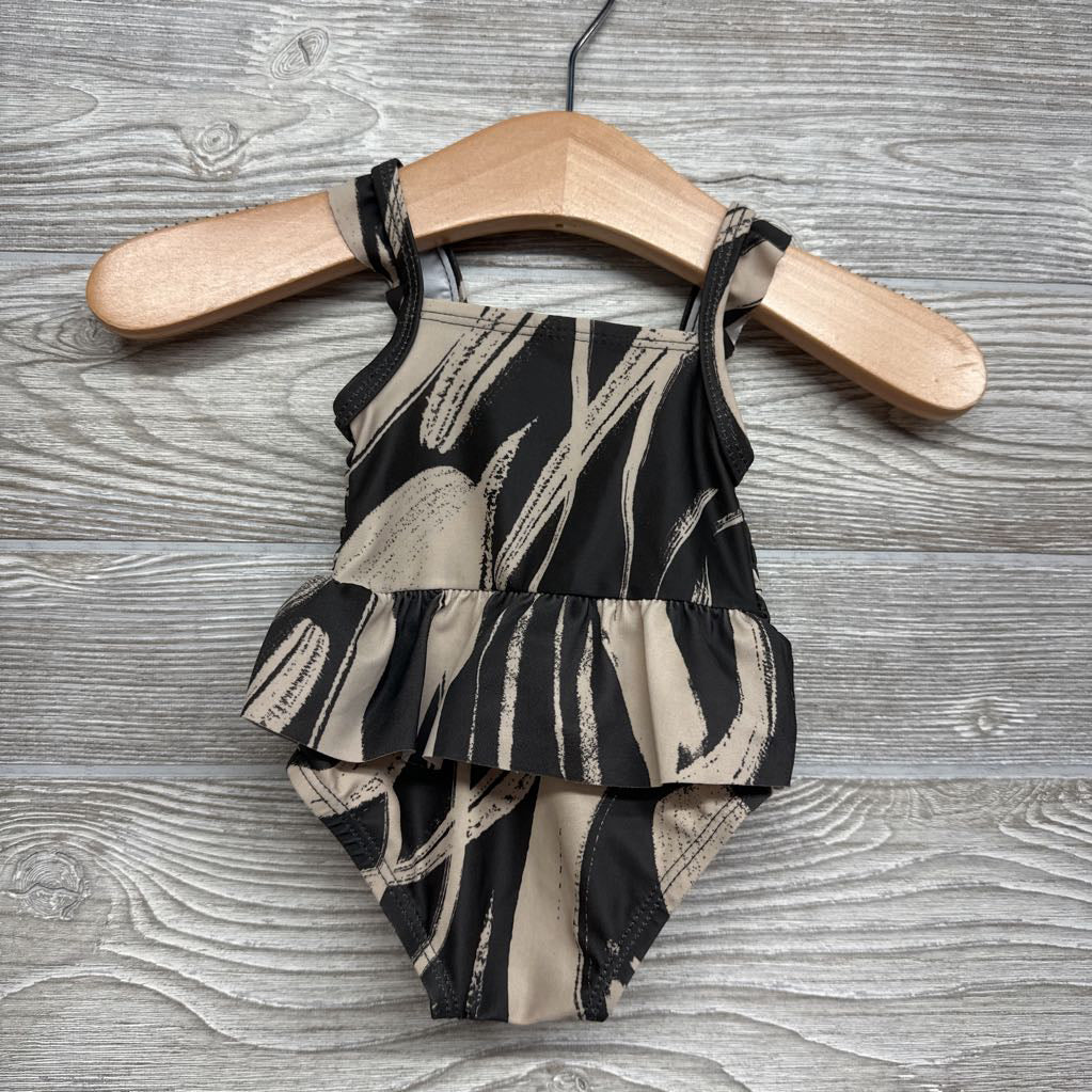 Smocked Swimsuit Printed Nb