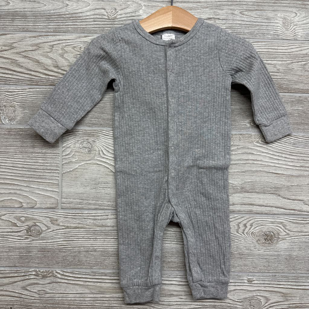LS Ribbed Footless Outfit 6-9M