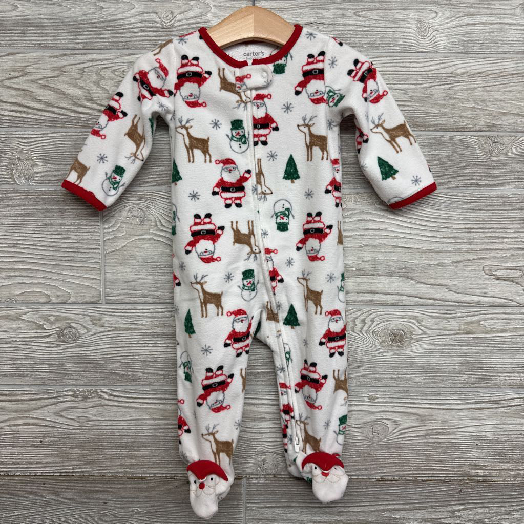 Blanket Sleeper Santa, Deer, Tree 9M