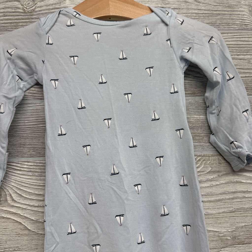 Viscose Pj Gown Sailboats 3M