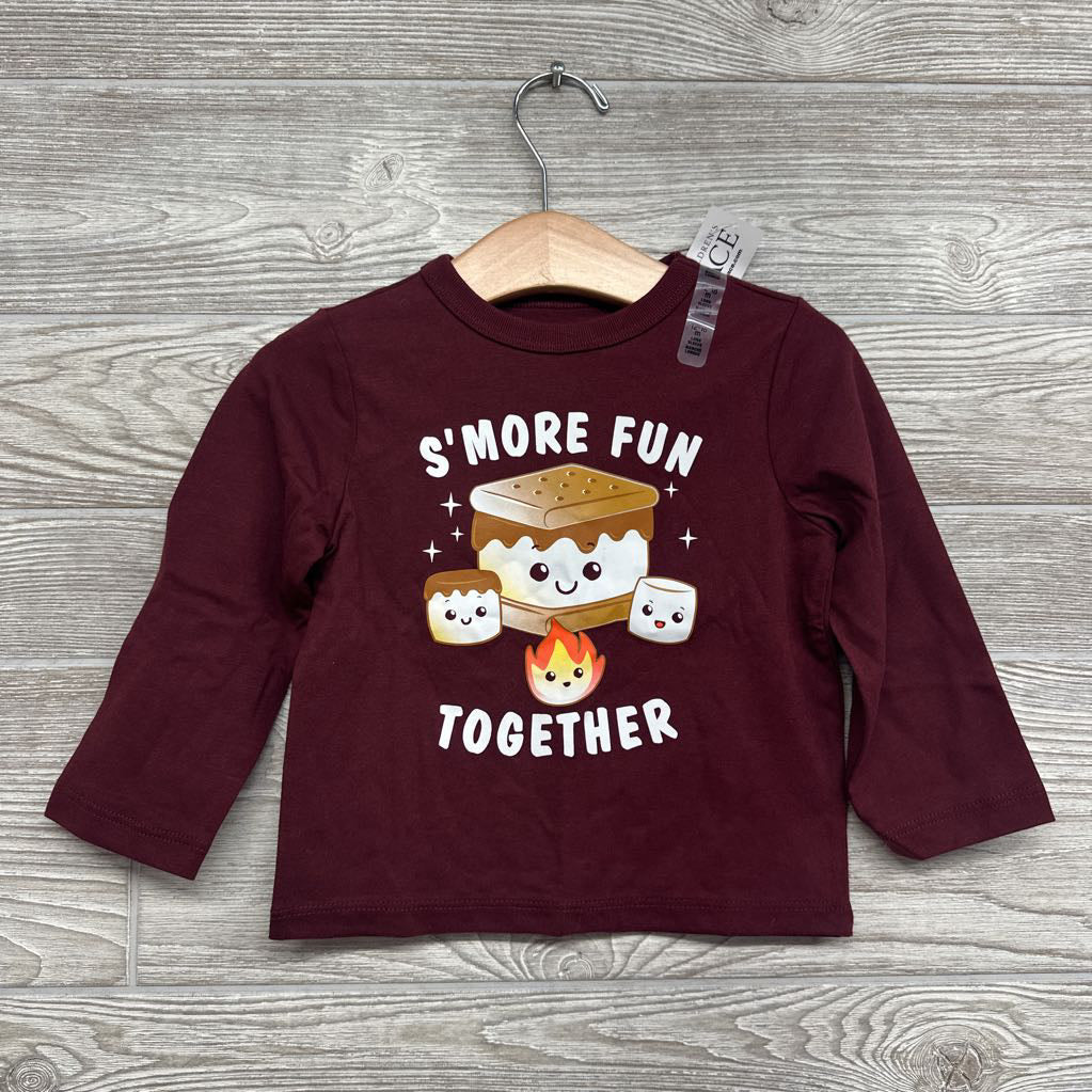 NEW LS Shirt S'more Fun 12-18M