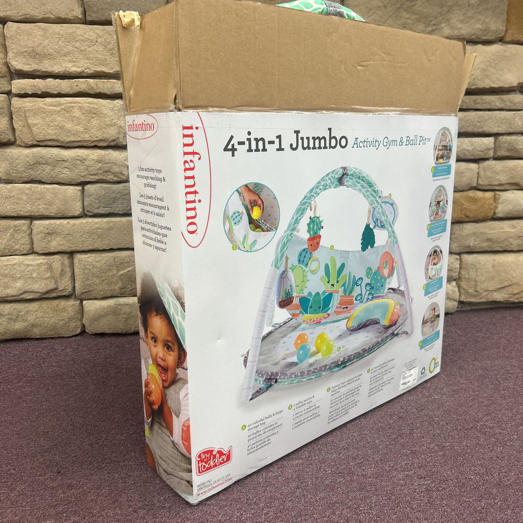 4-in-1 Jumbo Activity Gym & Ball Pit