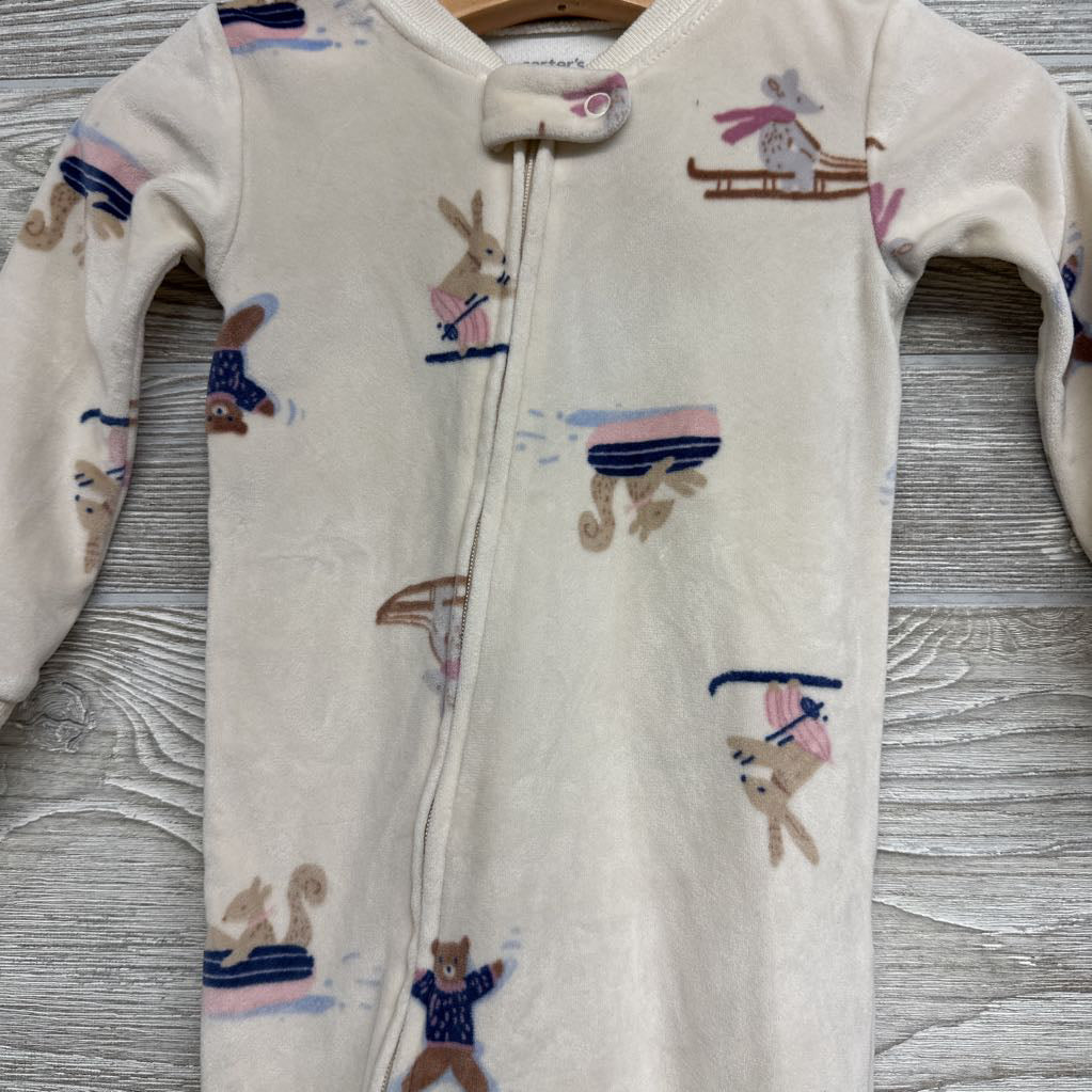 Plush Sleeper Rabbit Skiing 12M