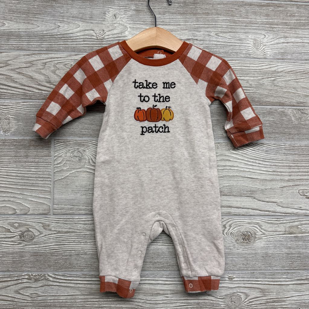 Waffle Knit Outfit Take Me To The Pumpkin Patch 3-6m