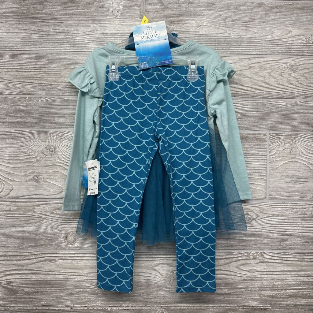 NEW Shirt, Tulle Skirt, Leggings & Hair Tie 3t
