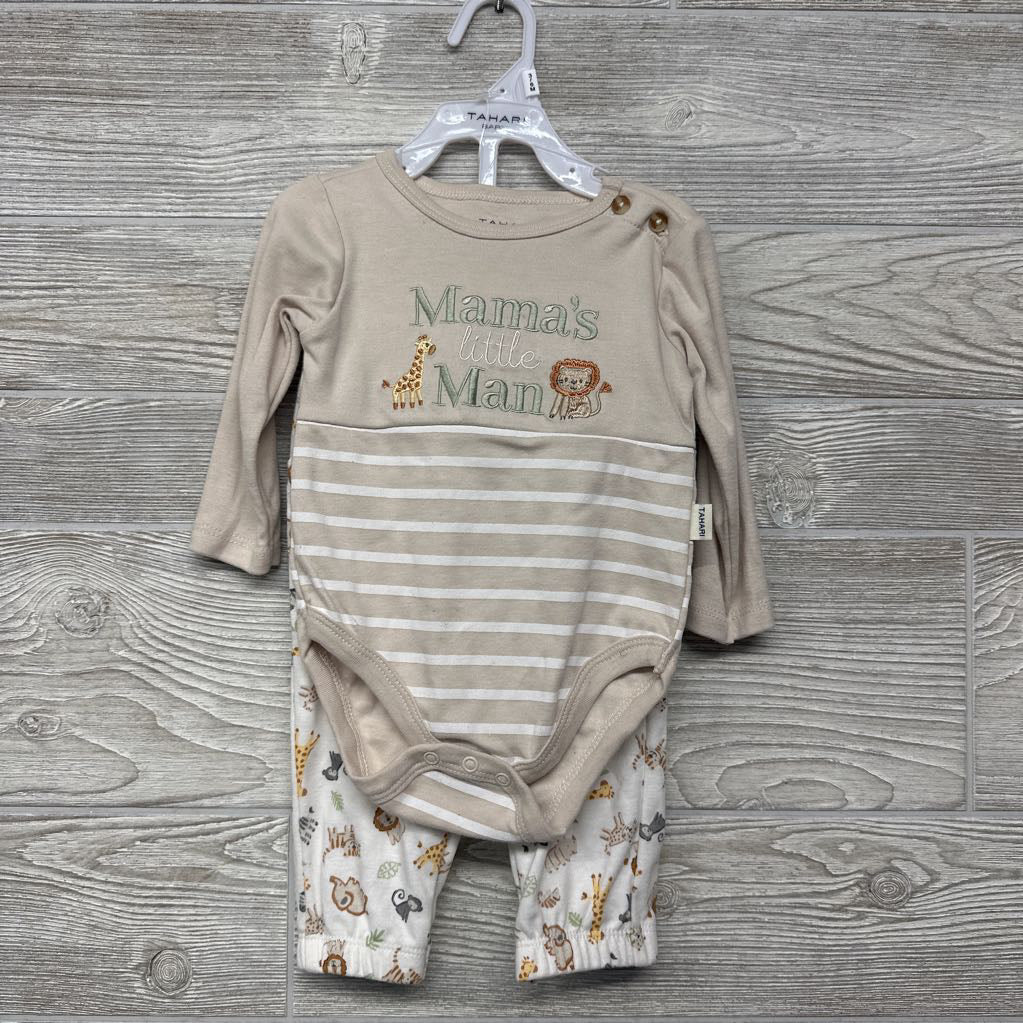 NEW Bodysuit Mama's Little Man & Pants & Hats Animals 3-6M