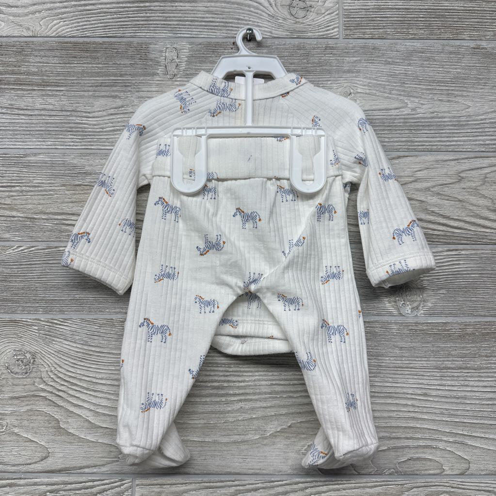 NEW Ribbed Zebra Kimono Shirt & Pants 3M