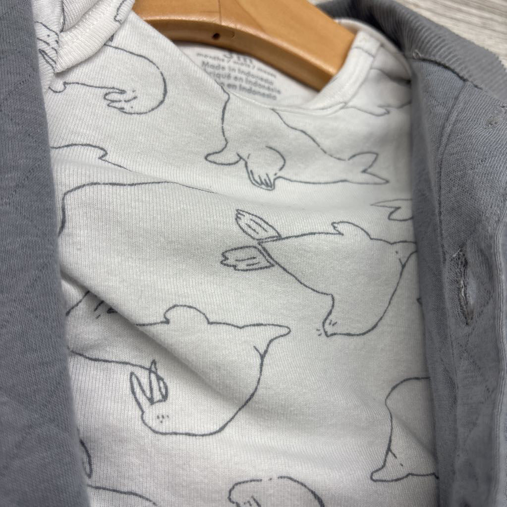 Quilted Jacket, Bodysuit Seals & French Terry Joggers 3M