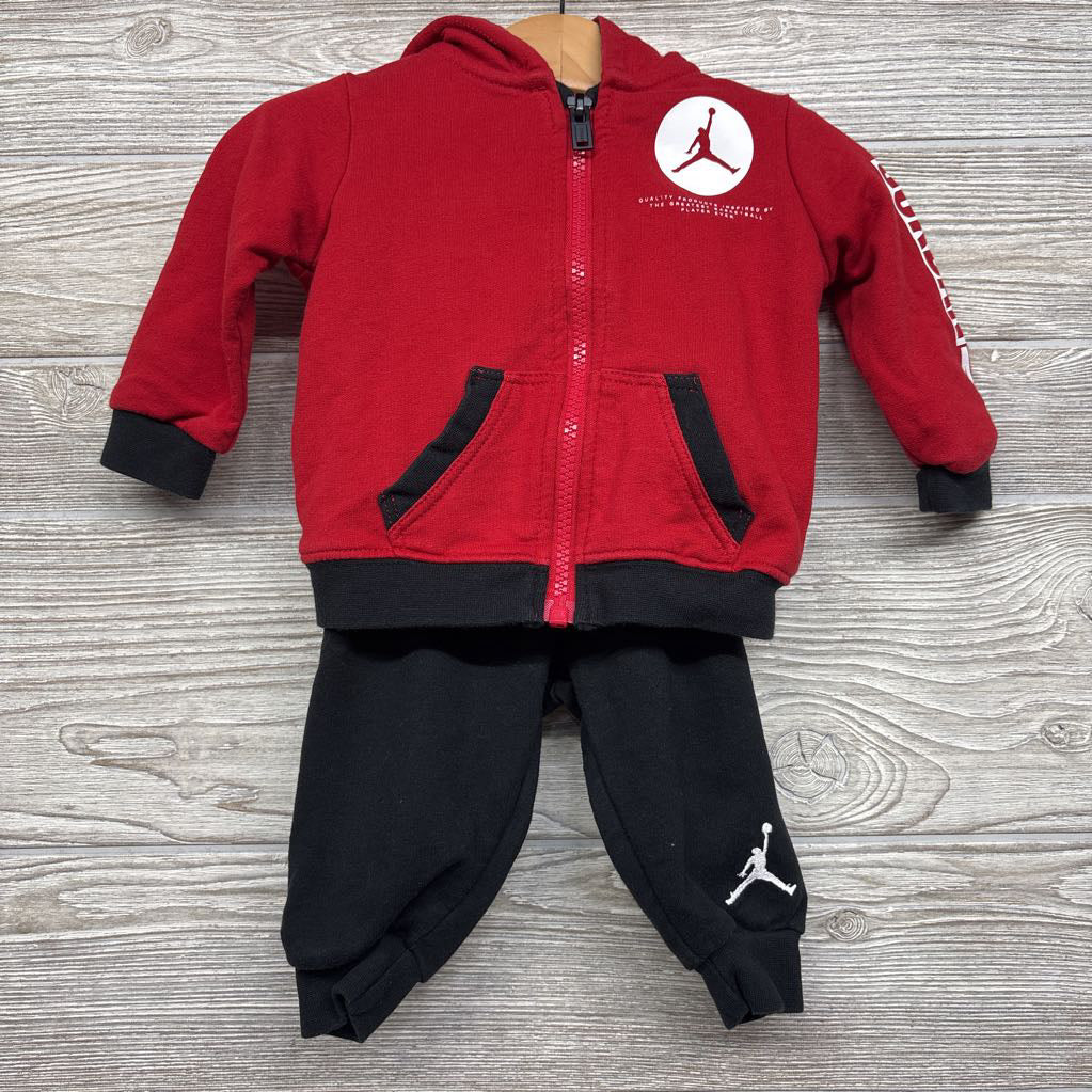 Full Zip Hoodie, Bodysuit Graffiti & French Terry Joggers 6M