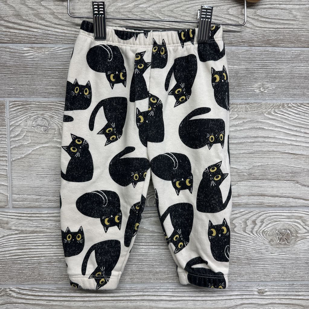 Crewneck & French Terry Joggers Cats 6-12M