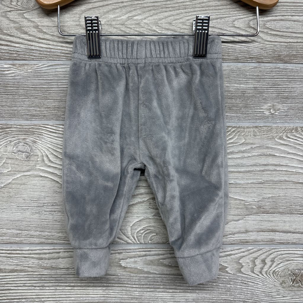 LS Bodysuit Tiny And Mighty & Velour Joggers 3M