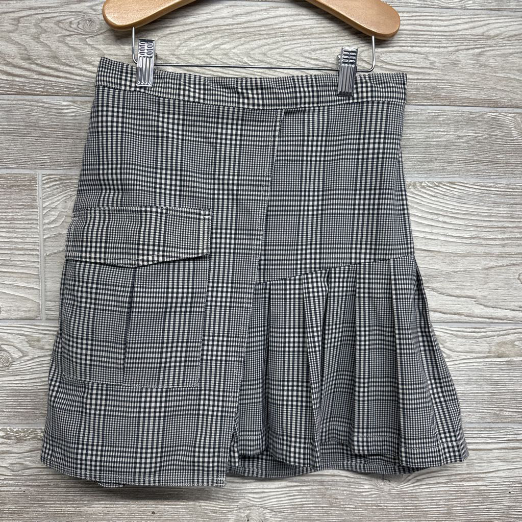 Plaid Wrap Skort 10-12