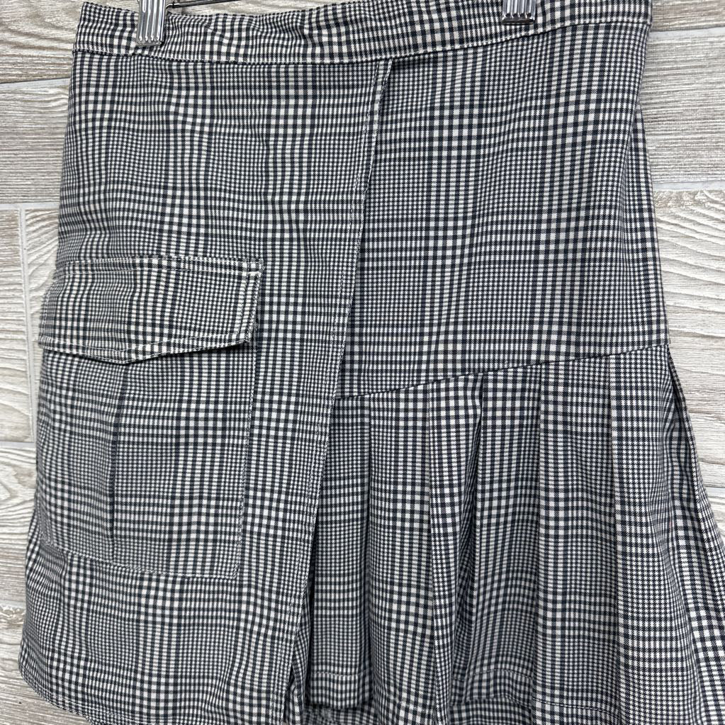 Plaid Wrap Skort 10-12