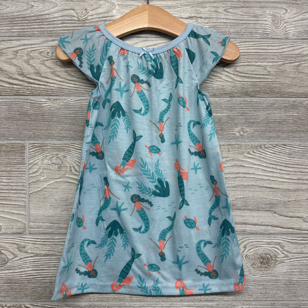 Flutter Sleeve PJ Gown Mermaids 12M
