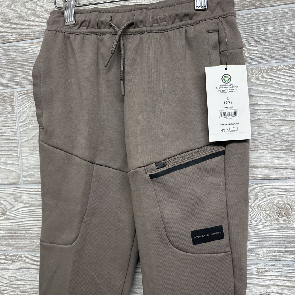 NEW Knit Joggers Side Pockets 6-7