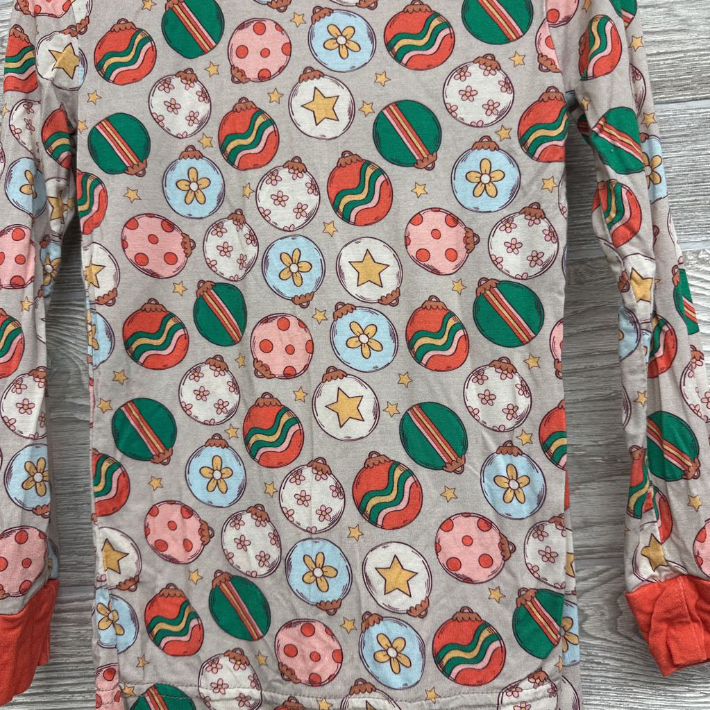 2 Pc LS Bamboo PJs Ornaments 4T