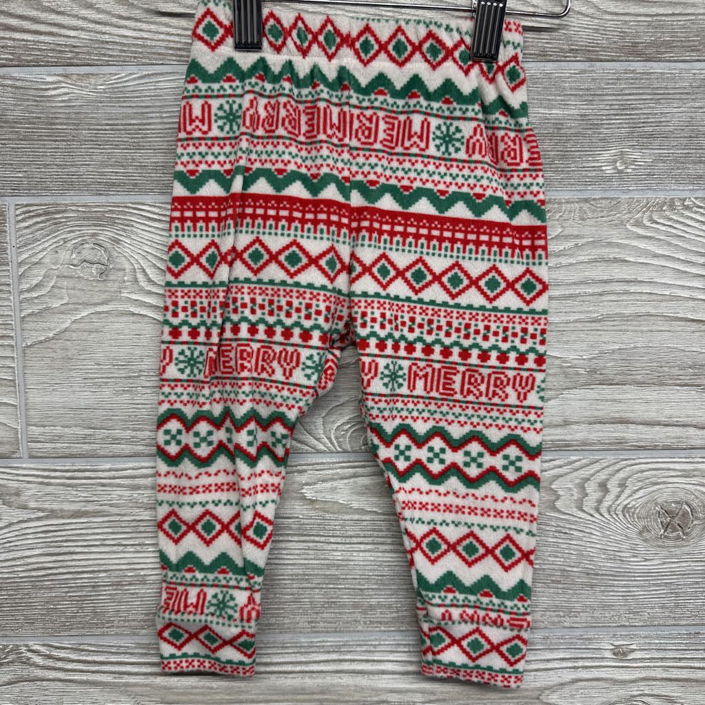 2 Pc LS Cozy PJs Nordic Merry Snowflakes 18M