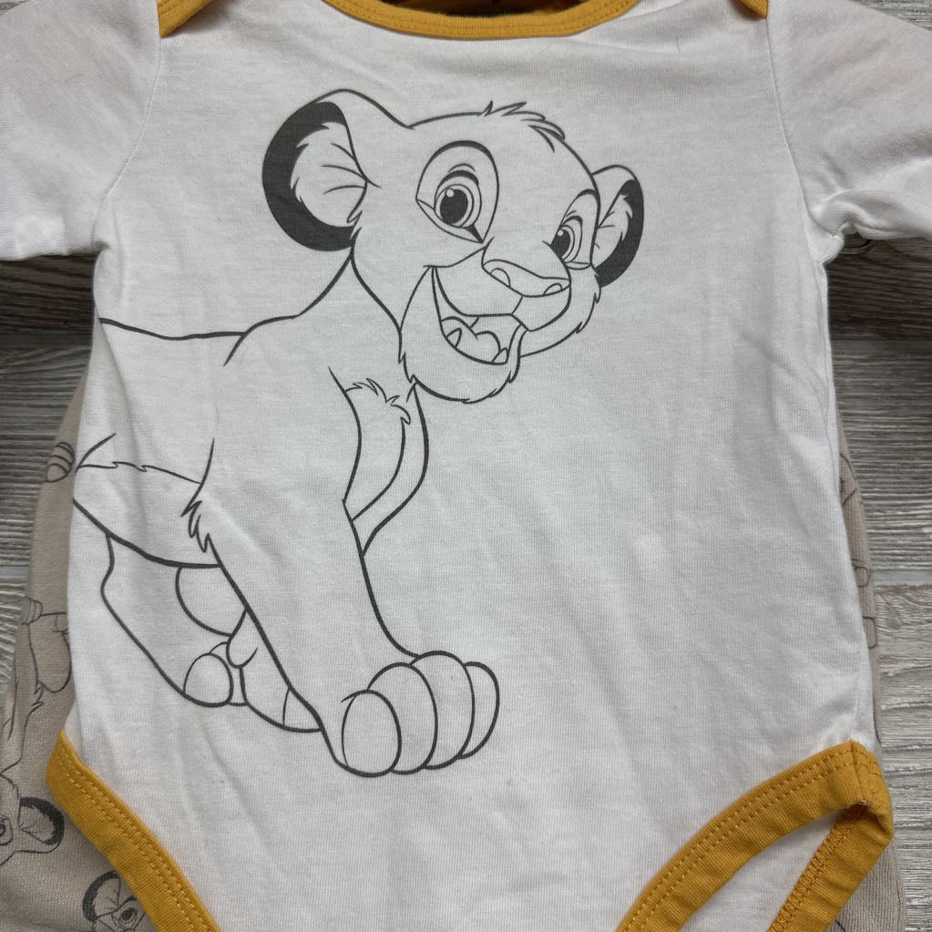 Plush Crewneck, LS Bodysuit & Jogger Sweatpants Simba 9M
